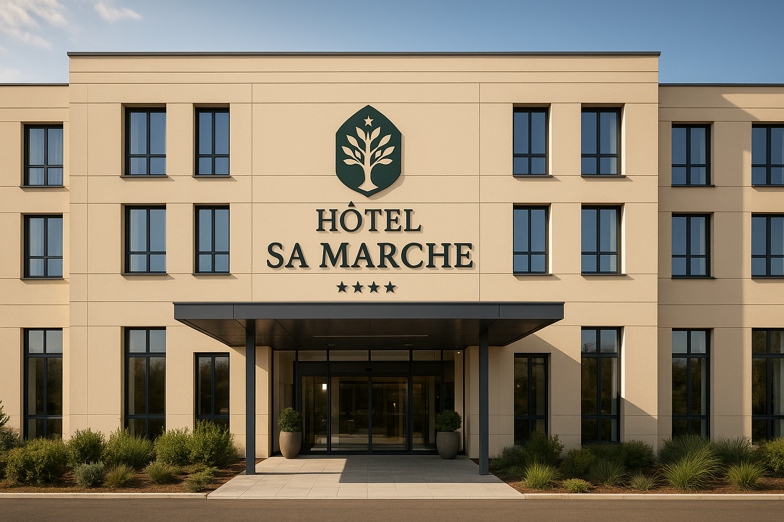 Vue extérieure hôtel